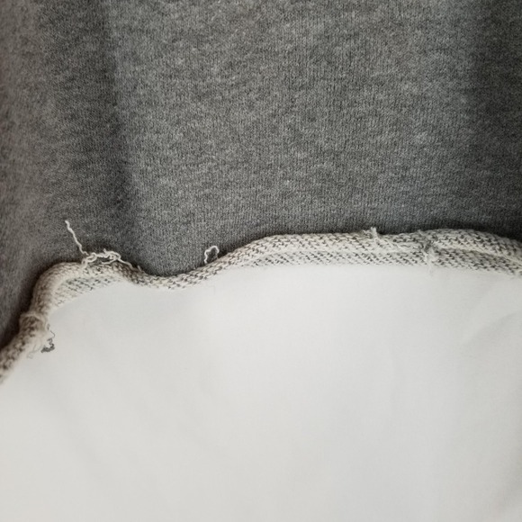 47 Brand OSU Cowboys Sweatshirt Large Gray Orange Cropped Hem College - Picture 9 of 12